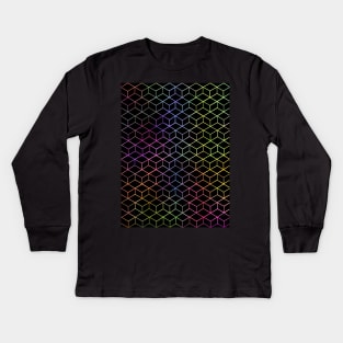 COLORFUL Cubes Kids Long Sleeve T-Shirt